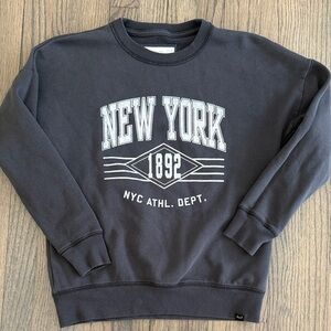 Abercrombie Kids Dark Gray Crewneck Sweater